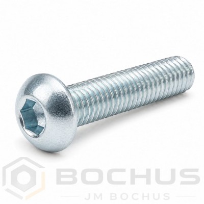 ISO 7380-1  Śruba z łbem kulistym, Ocynk.jpg