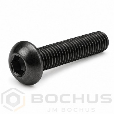ISO 7380-1  Śruba z łbem kulistym, Czarna.jpg