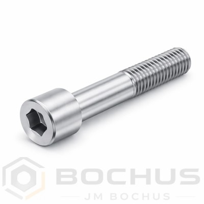 Śruba z łbem walcowym z gniazdem sześciokątnym  DIN 912 Stal Nierdzewne A2.jpg